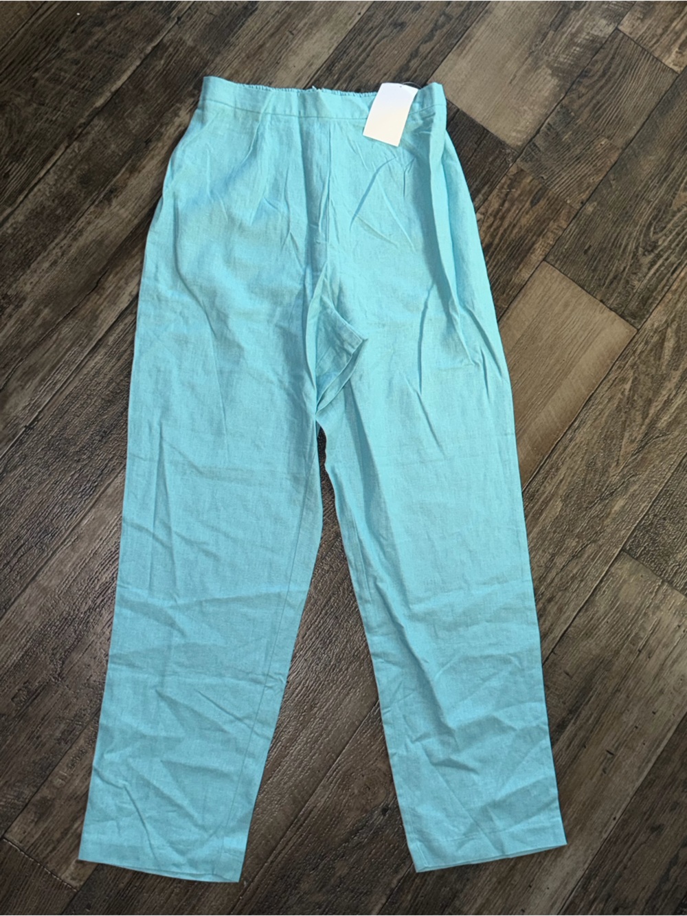 Light Blue Women's Lightweight Straight-Leg Pants